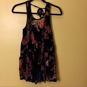 Urban outfitter velvet tank